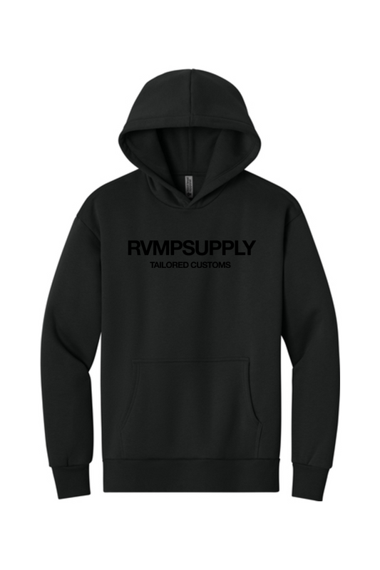 Heavyweight Black on Black Hoodie