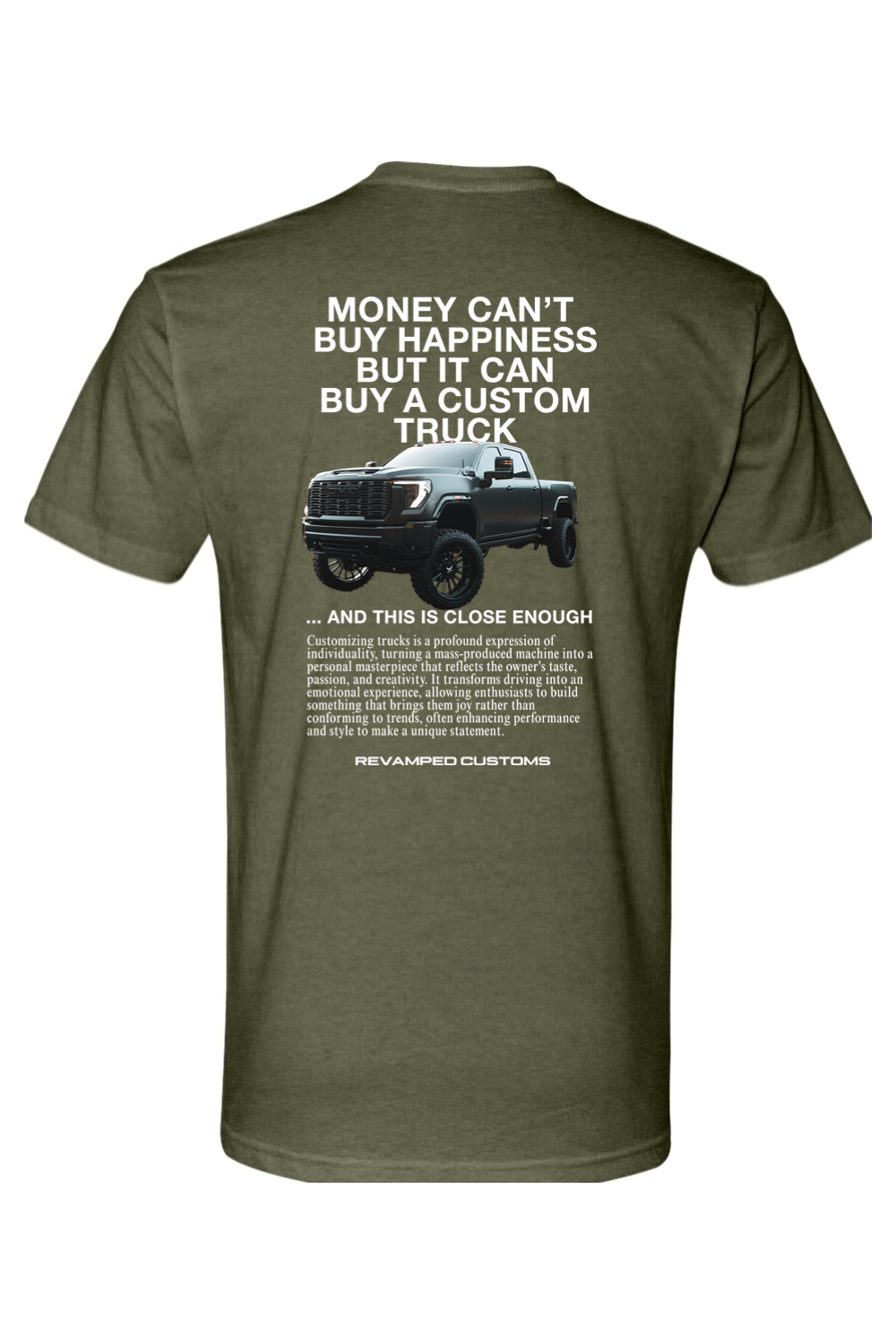 Money Can't Buy Happiness tee