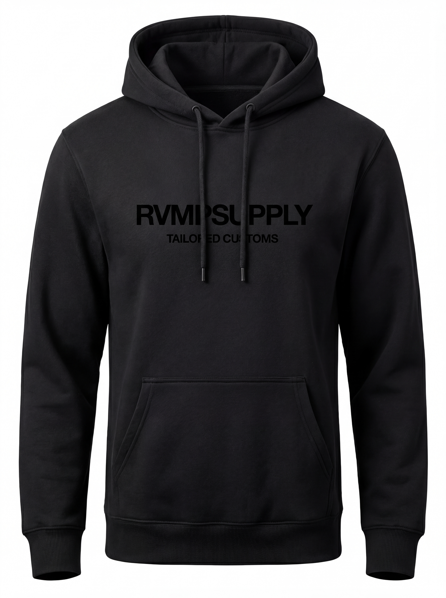 Heavyweight Black on Black Hoodie