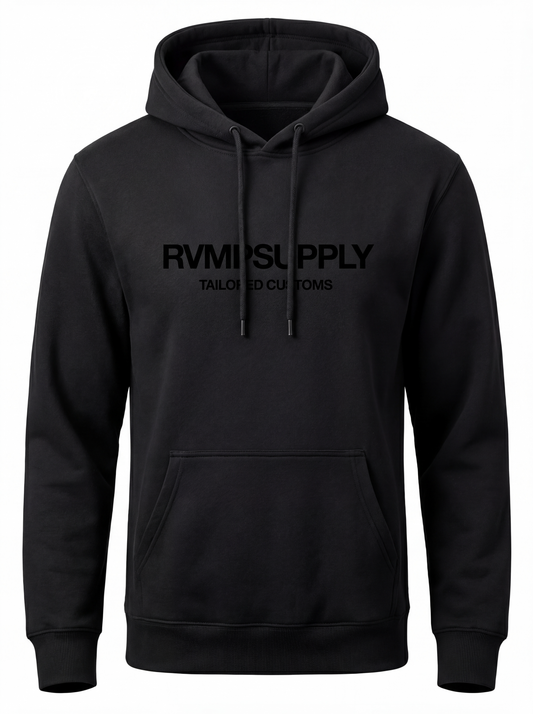 Heavyweight Black on Black Hoodie